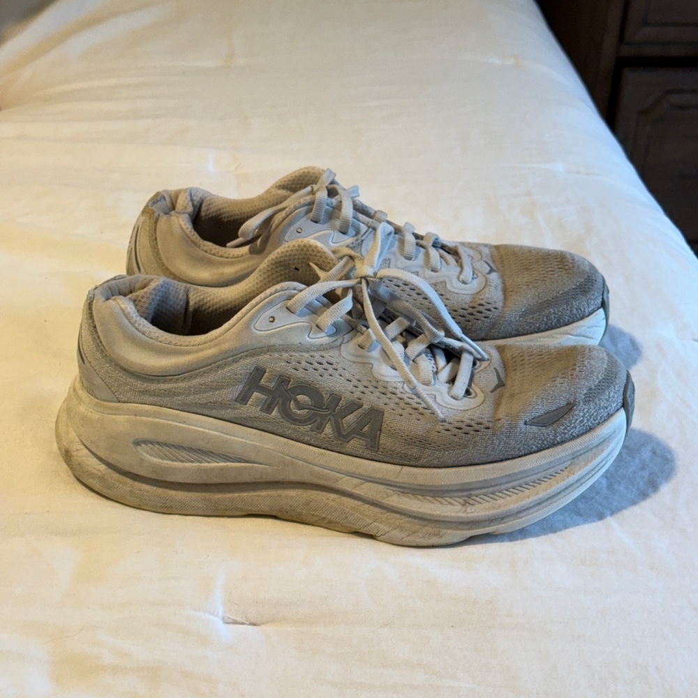 HOKA Women's Neutral Cushioned Walking Shoes - Light Gray